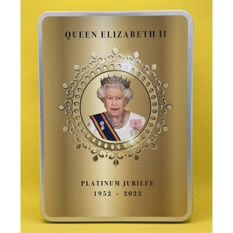 Koekblik Platinum Jubilee Queen Elizabeth II
